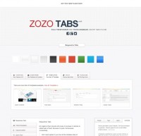 Zozo Tabs 6.5 меню вкладки для Вашего сайта