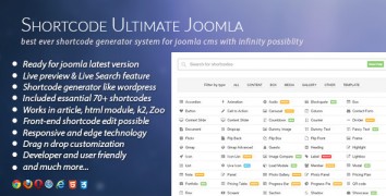 Shortcodes Ultimate 2.6.3 короткие коды Joomla плагин