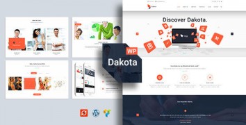 Dakota 1.0 адаптивный шаблон WordPress