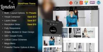 London Stars 1.3 адаптивный шаблон wordpress