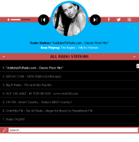 Radio Player With Playlist 1.5.0 HTML5 радио плеер