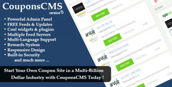 Coupons CMS 5.00 скрипт купонов