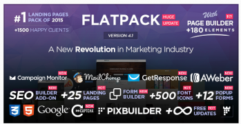 FLATPACK 5.0 конструктор сайтов и целевых страниц