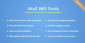 AtoZ SEO Tools 1.4 скрипт поисковой SEO оптимизации