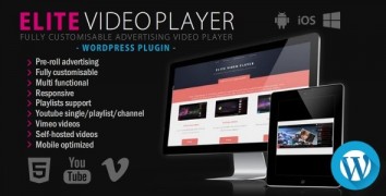 Elite Video Player 2.0.6 адаптивный плеер