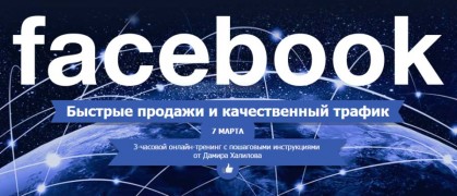 Качественный трафик и быстрые продажи 2016 тренинг