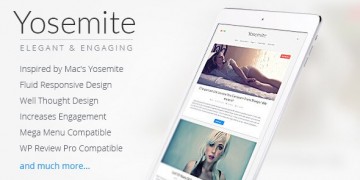 Yosemite 1.0.4 адаптивный шаблон wordpress