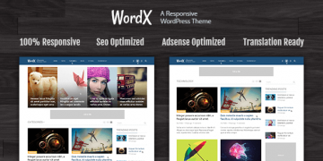 WordX 1.0.7 адаптивный шаблон wordpress