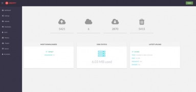 Droppy 1.2.7 скрипт хостинга файлов