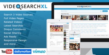 Video Search XL 1.2 скрипт поисковик видео