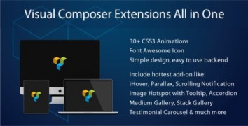 Visual Composer Extensions All in One 3.4.7 визуальный конструктор страниц wordpress