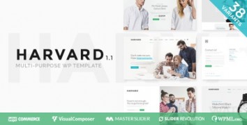 Harvard 1.1 адаптивный шаблон wordpress