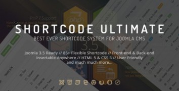 Shortcode Ultimate 3.1.0 плагин коротких кодов Joomla