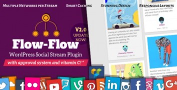 Flow-Flow 2.9.0 граббер контента из социальных сетей wordpress