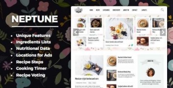 Neptune 4.0 адаптивный шаблон wordpress