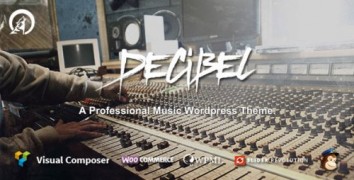 Decibel 2.0.3 адаптивный шаблон wordpress