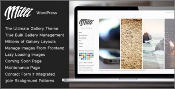 Milli 1.0.7 адаптивный шаблон wordpress