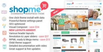 ShopMe 1.2.1 адаптивный шаблон wordpress