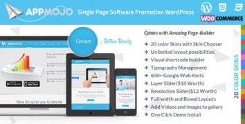 AppMojo 2.6 адаптивный шаблон wordpress