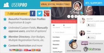 UserPro 3.1 плагин профили wordpress