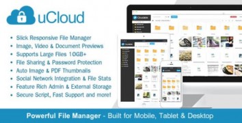 uCloud 1.2.3 скрипт хостинга файлов