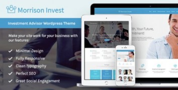 Investments 1.1 адаптивный шаблон wordpress