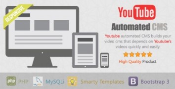 YouTube Automated CMS 1.0.7 скрипт видеопортала