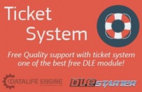 Ticket System 1.4.1 модуль система тикетов DLE