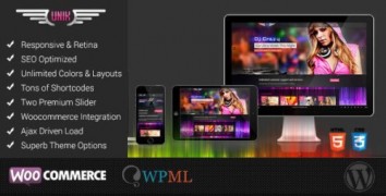 UNIK 3.0 адаптивный шаблон wordpress