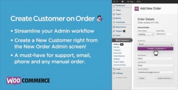 Create Customer on Order for WooCommerce 1.19 плагин wordpress