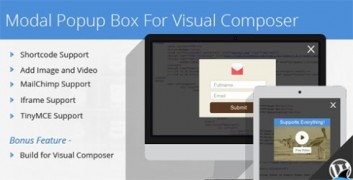 Modal Popup Box For Visual Composer 1.4.6 плагин wordpress
