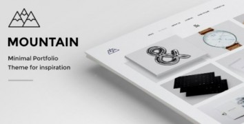 Mountain 1.1.0 адаптивный шаблон wordpress