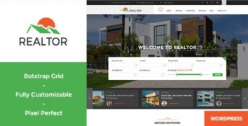 Realtor 1.2.9 адаптивный шаблон wordpress