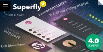 Superfly 4.1.3 адаптивный плагин меню wordpress
