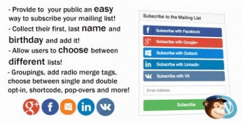 MailChimp Social WordPress 1.4.7 плагин wordpress