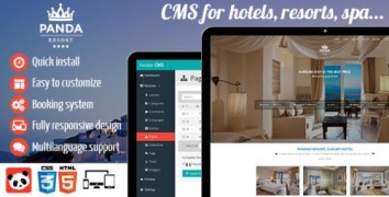 Panda Resort 2.1.2 скрипт CMS система бронирования