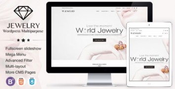Jewelry 1.1 адаптивный шаблон wordpress