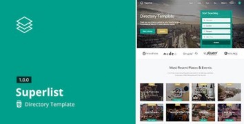 Superlist 2.3.0 адаптивный шаблон wordpress