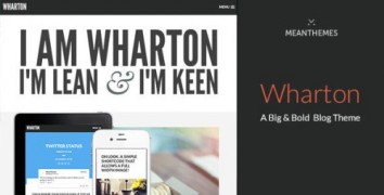 Wharton 1.2.9 адаптивный шаблон wordpress
