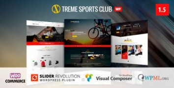 Xtreme Sports 1.5 адаптивный шаблон wordpress