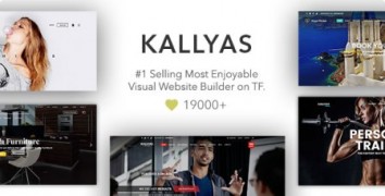 KALLYAS 4.3 адаптивный шаблон wordpress