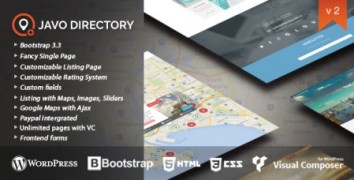 Javo Directory 2.3.1 адаптивный шаблон wordpress
