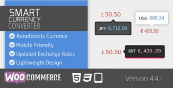 Smart Currency Converter for WooCommerce 4.4.1 плагин конвертер валют wordpress