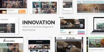 INNOVATION адаптивный шаблон тема wordpress