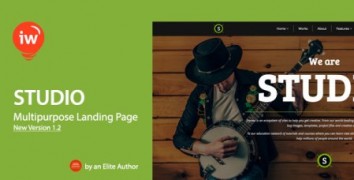 Studio landing page посадочная страница