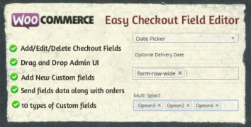 WooCommerce Easy Checkout Field Editor плагин wordpress