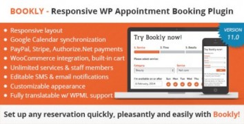 Bookly Booking Plugin плагин бронирования wordpress
