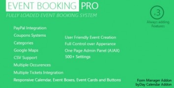 Event Booking Pro плагин wordpress