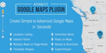 Advanced Google Maps Plugin for Wordpress плагин карты wordpress