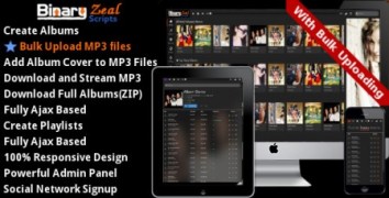 MP3 Gallery Script скрипт музыкального сайта
